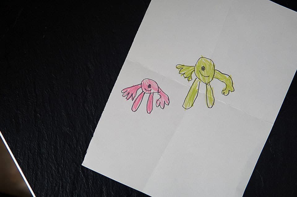 子供の絵ハロウィン