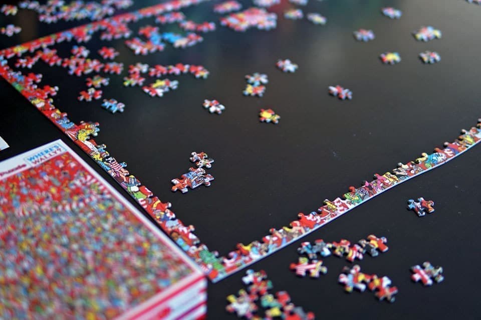 ウォーリーのジグゾーパズル