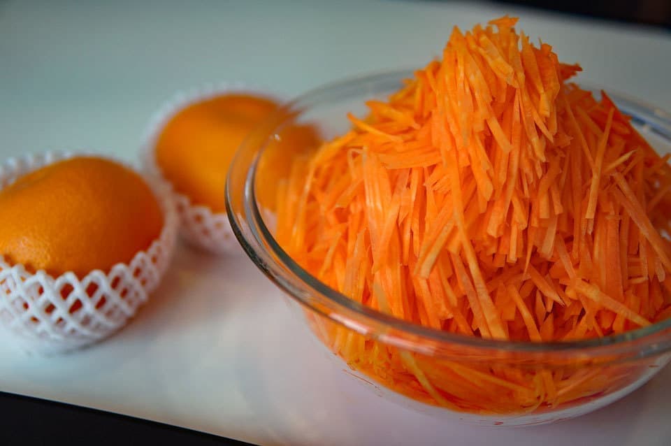 山盛りにんじん