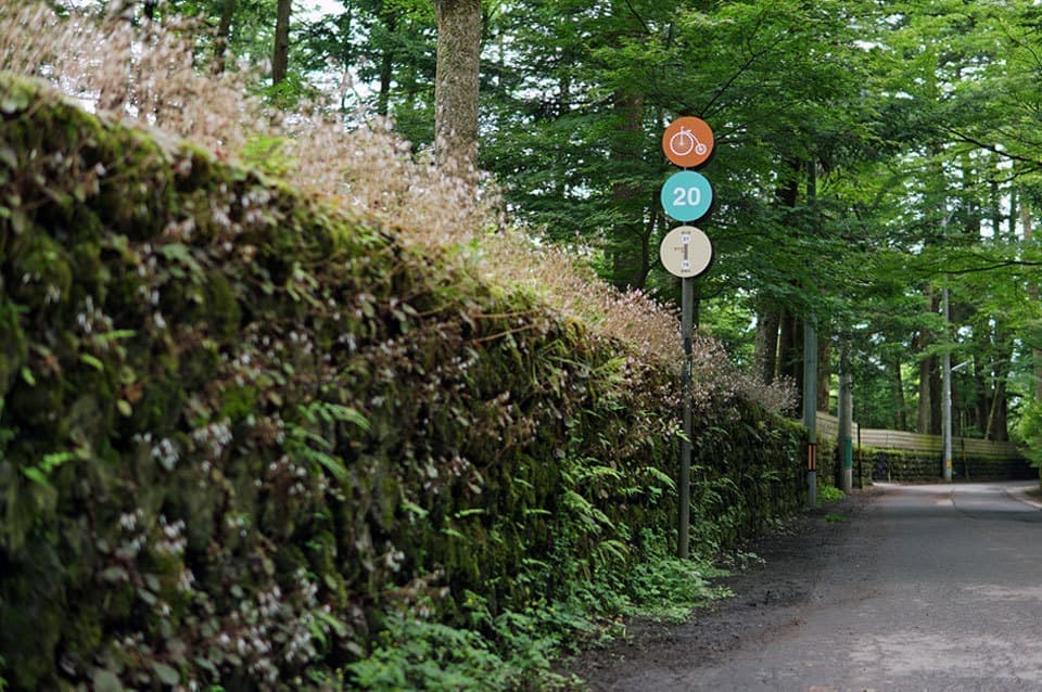 軽井沢道路標識