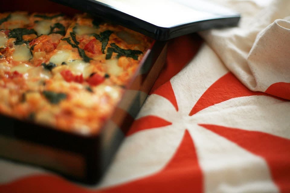 お重弁当オープンオムレツ