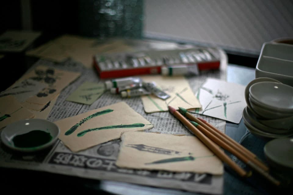 拓画家久保田絢子