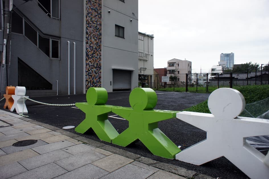 青山通りバリケード