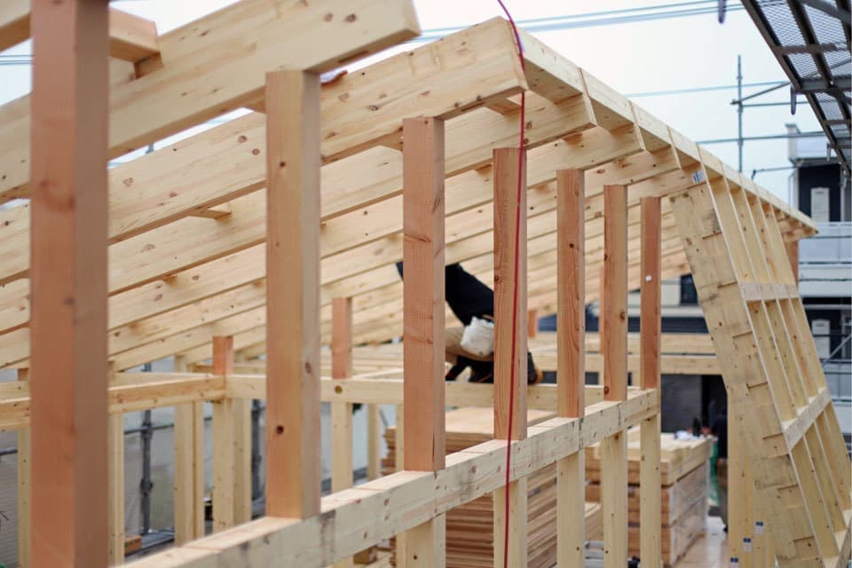 相模原上棟新築注文住宅