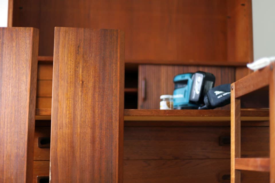 デンマークチーク家具メンテナンス