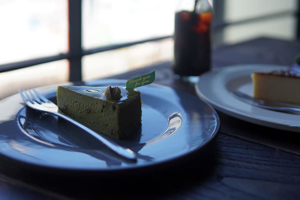 ピスタチオのチーズケーキ
