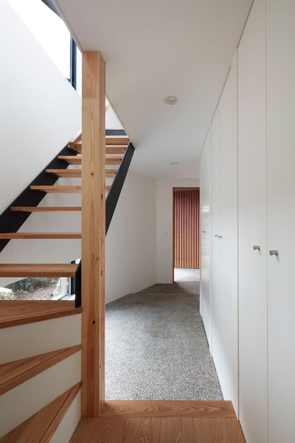 洗い出しの玄関