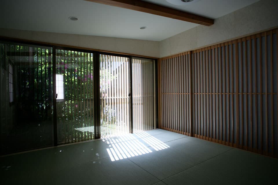 格子ドアリノベ