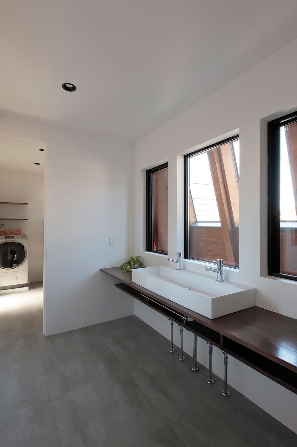 ホテルのような洗面室