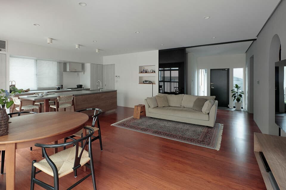 マンションリノベカリンフローリング