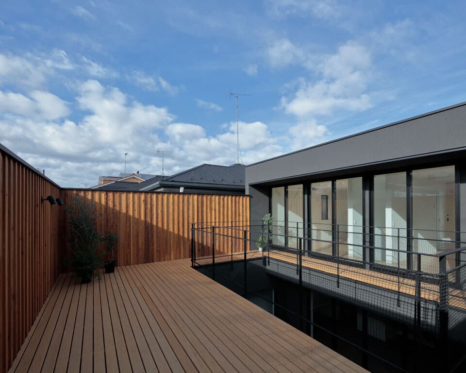 洗い出しの玄関